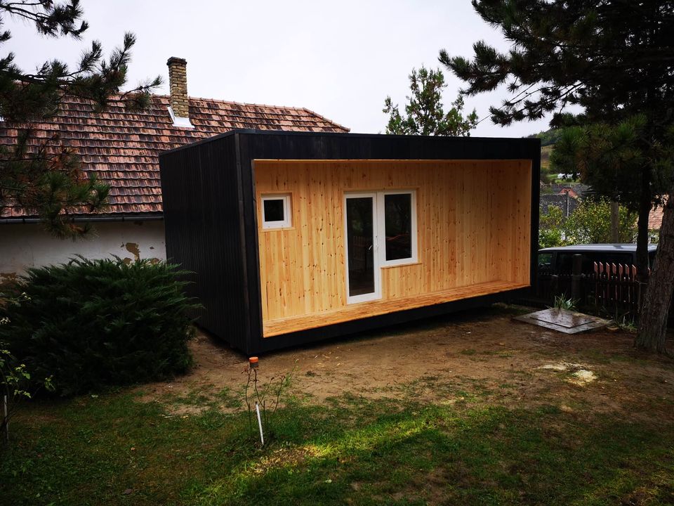 Casa móvel preparada para o inverno