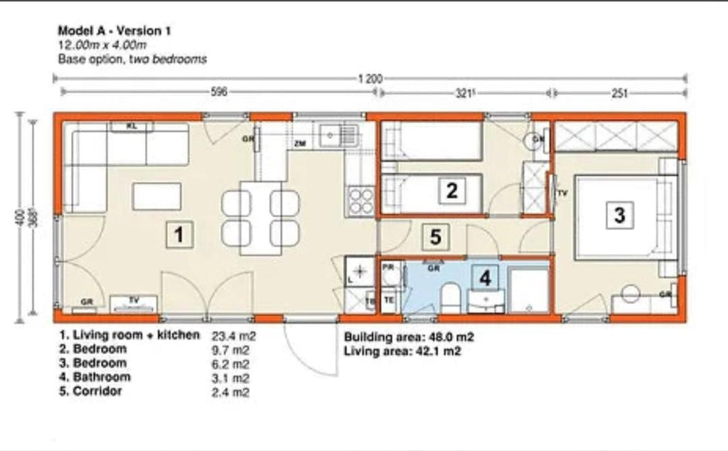 CASA MOVIL 37 M² – 42 M²