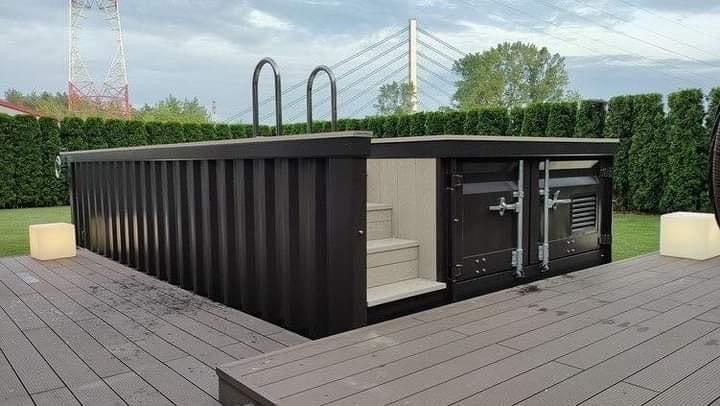 Piscina de contêineres de 20 pés