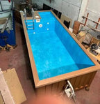 PISCINAS COM RECIPIENTES DE 20 PÉS