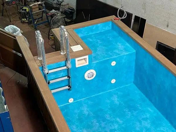 PISCINAS COM RECIPIENTES DE 20 PÉS