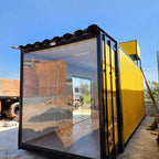 Escritório de 18m2 com banheiro e despensa