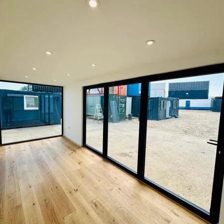 Escritório de Jardim 20x8ft CONVERSÃO DE RECIPIENTE DE TRANSPORTE PERSONALIZADO | Edifício Portátil