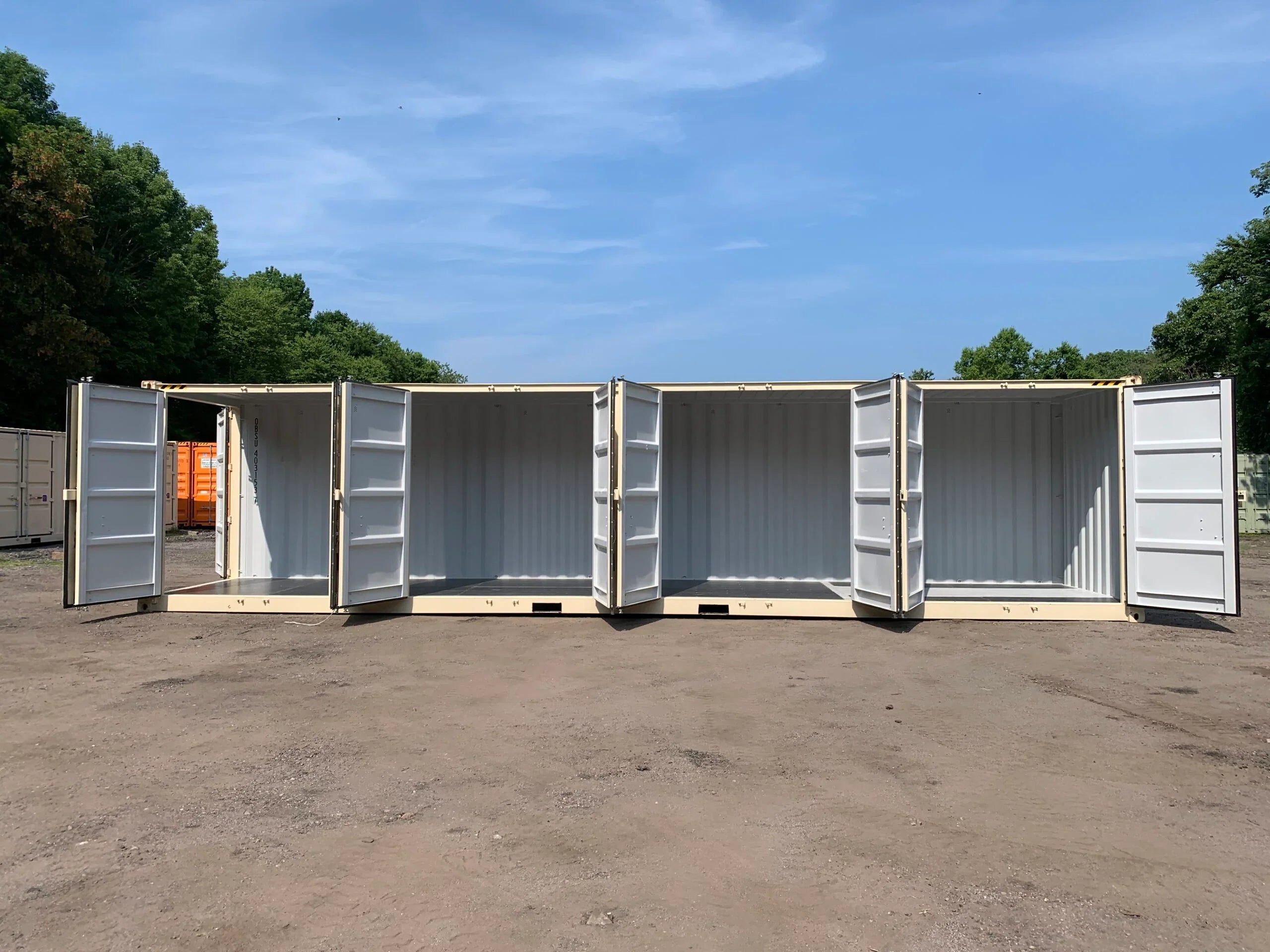 Nuevo *Cubo alto**CUATRO PUERTAS ABIERTAS LATERALES** Contenedor de transporte/almacenaje - Estanco al viento y al agua - BEIGE