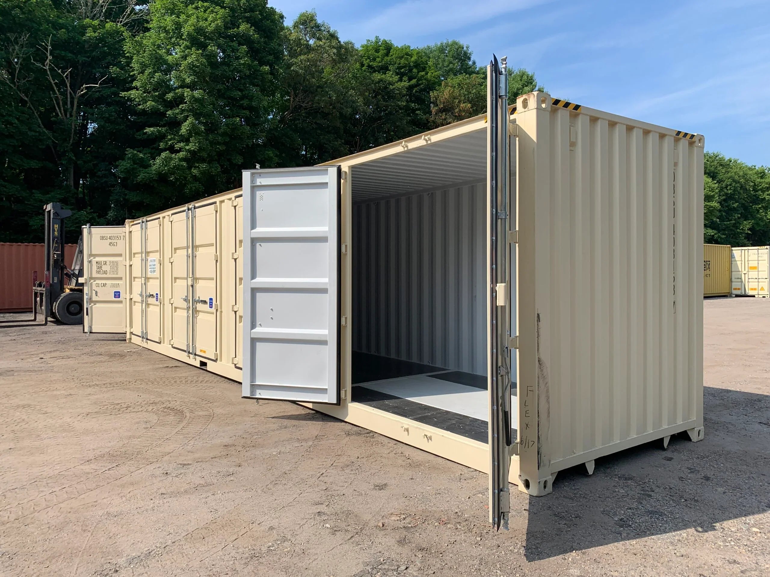 Nuevo *Cubo alto**CUATRO PUERTAS ABIERTAS LATERALES** Contenedor de transporte/almacenaje - Estanco al viento y al agua - BEIGE