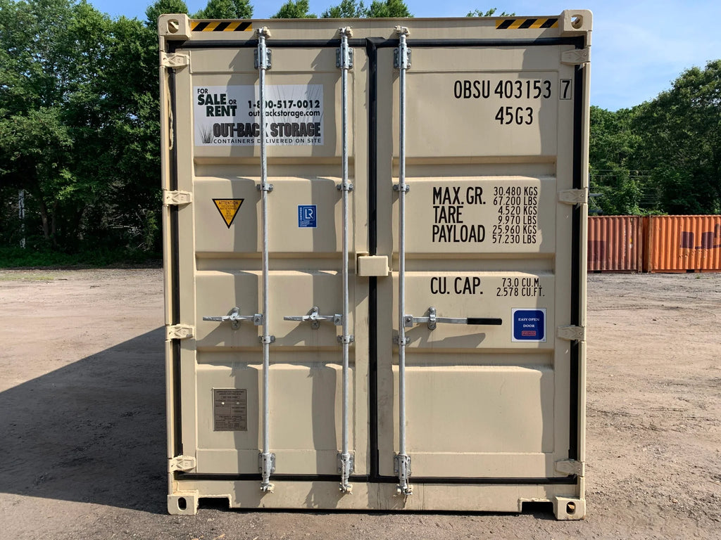 Nuevo *Cubo alto**CUATRO PUERTAS ABIERTAS LATERALES** Contenedor de transporte/almacenaje - Estanco al viento y al agua - BEIGE