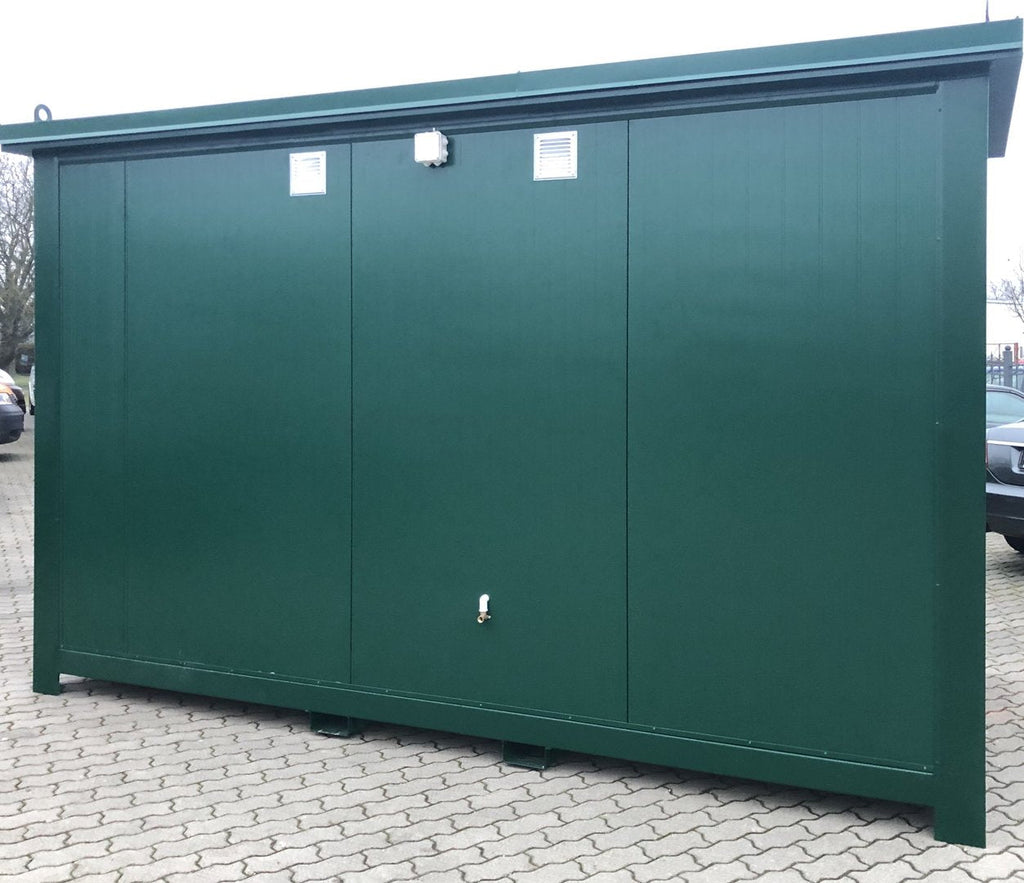 Contentor para duche 4x2 metros