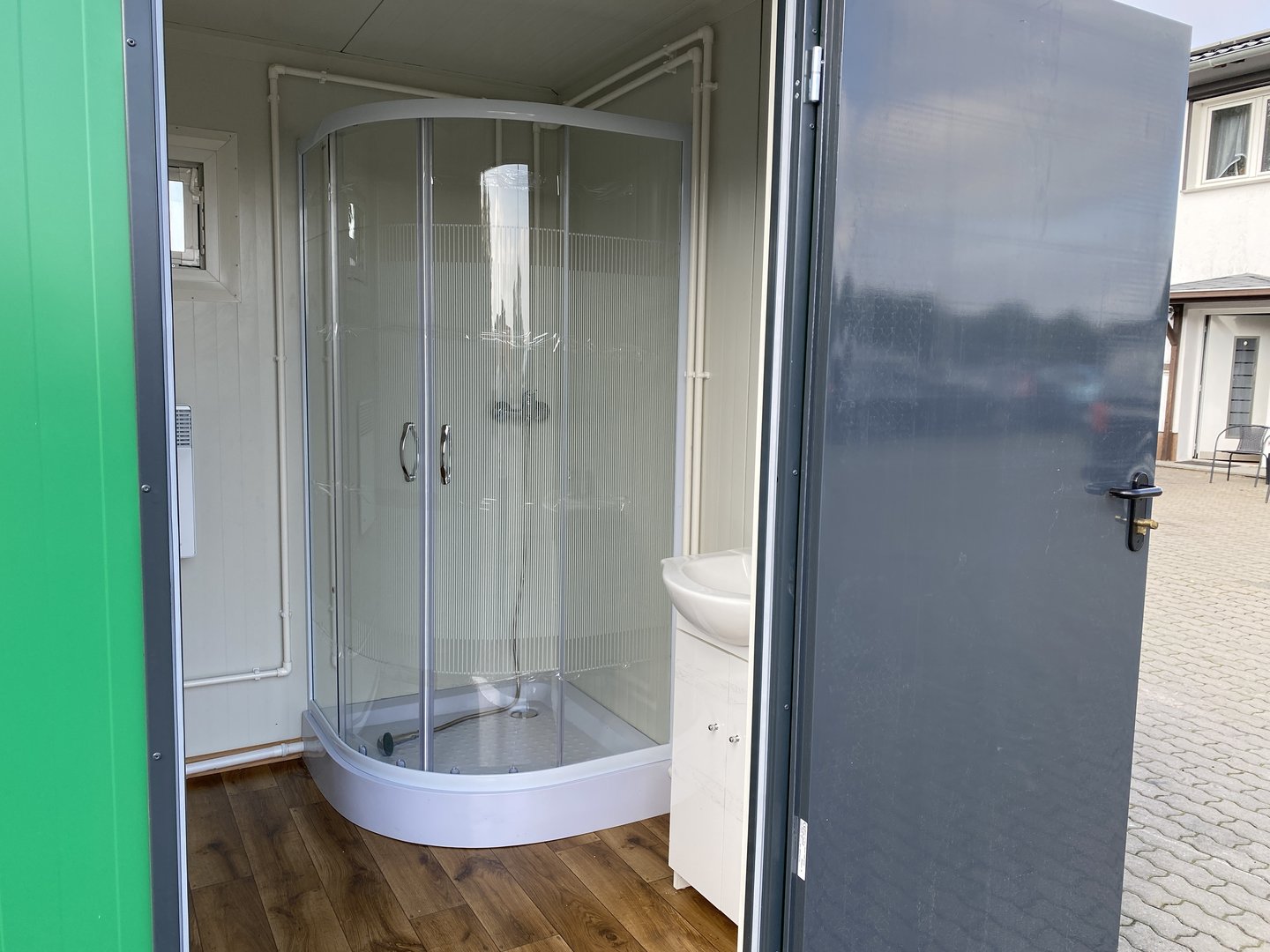 Contentor de duche 4x2M - aluguer, compra/arrendamento possível