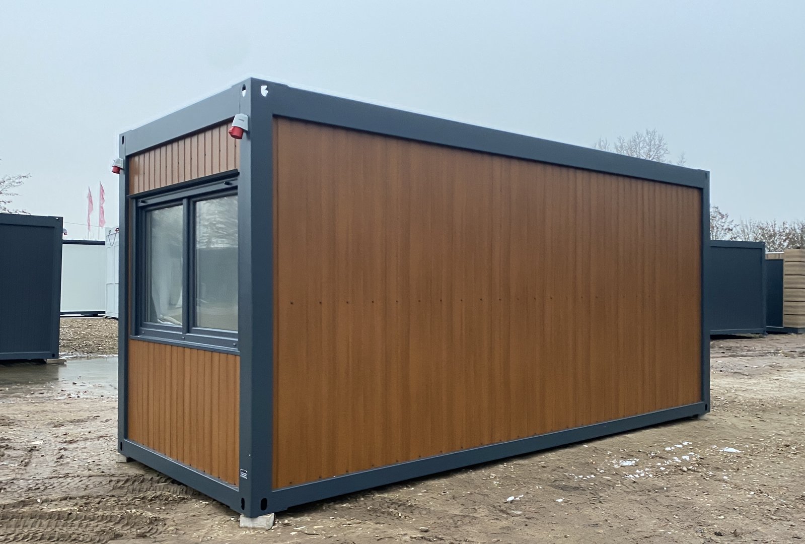 Contentor de escritório empilhável premium 6,00 x 2,43 m