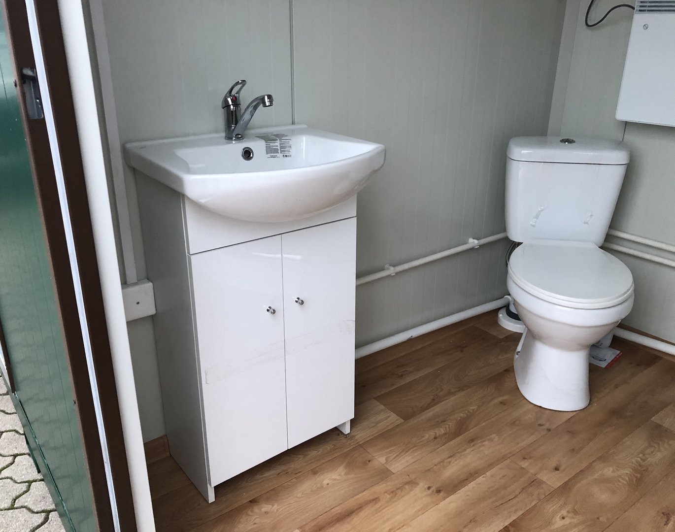 Contentor para duche 4x2 metros