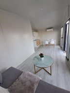 Bungalow mobilado – Chalé com jardim de 28 m²