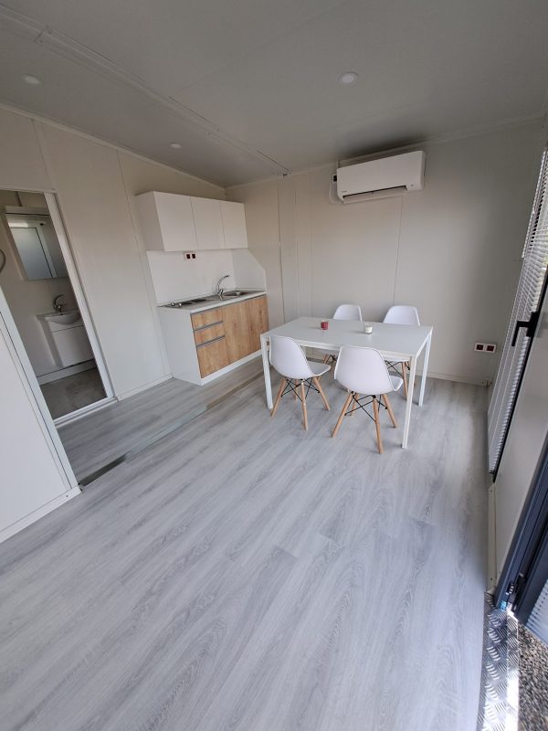 Bungalow mobilado – Chalé com jardim de 28 m²