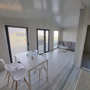 Bungalow mobilado – Chalé com jardim de 28 m²