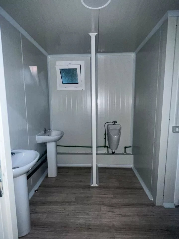 Contentor sanitário: Villex Sanitary Plus Cube Branco 6,0 x 2,4 x 2,6 m