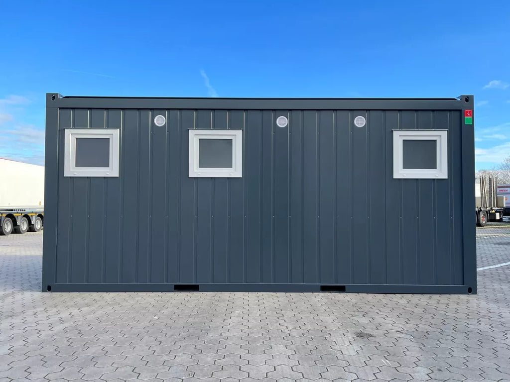 Contentor sanitário D/H de 20 pés/compartimento para cadeira de rodas