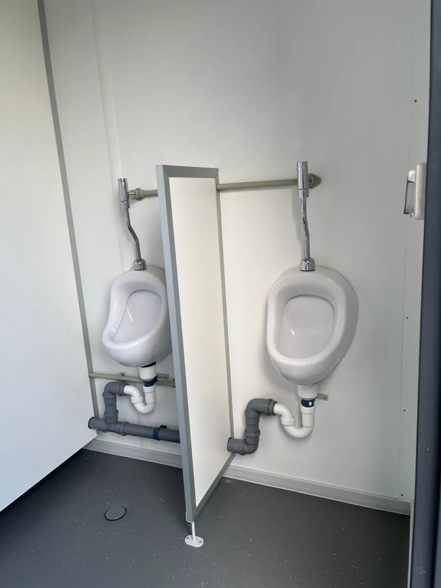 Contentor sanitário D/H de 20 pés/compartimento para cadeira de rodas