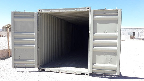 RECIPIENTE MARÍTIMO HIGH CUBE DE 40 PÉS USADO (IVA INCLUÍDO)